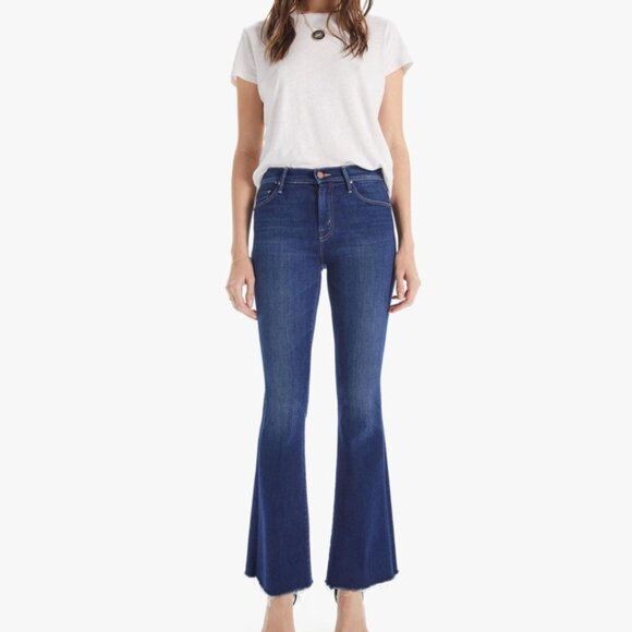Mother The Weekender Fray Flare Jeans in Home Movies - Picture 1 of 10